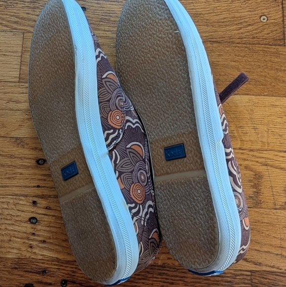 Keds Burgundy Pattern Champion Sneakers - Picture 5 of 7